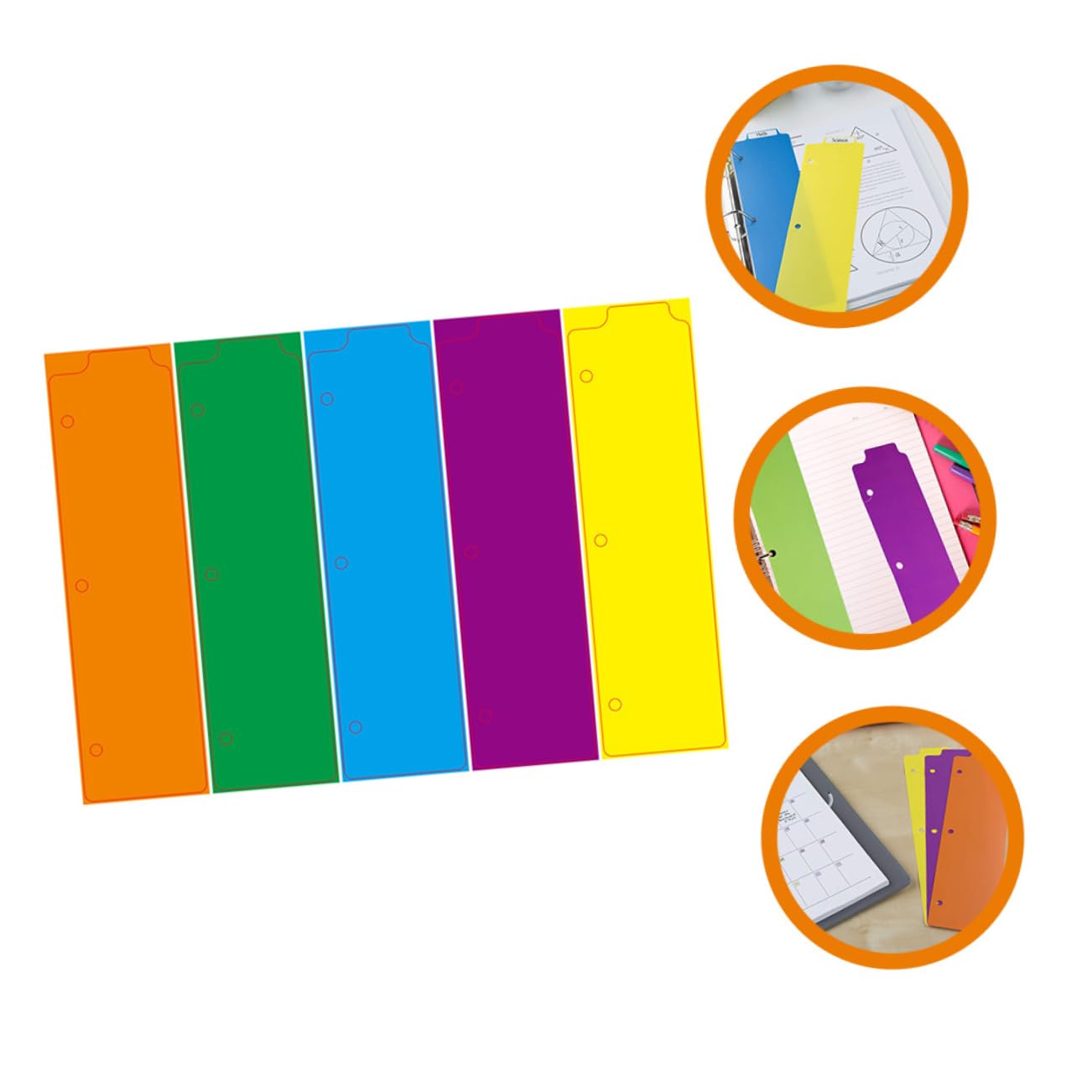 60pezzi Divisori Per Raccoglitori Professionali Etichette Colorate Per Note e Documenti Per e Organizzazione Notebook