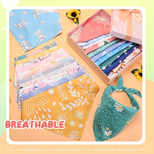 Amylove 50 Pcs Dog Bandanas Bulk Summer Spring puppy Floral Dog Bibs Holiday Washable Scarf Pets Triangle Head Scarfs Bandanas Pet Costume Dog Outfit for Small to Medium Girl and Boy (Flower) Amylove 50 Pcs Dog Bandanas Bulk Summer Spring puppy Floral Dog Bibs Holiday Washable Scarf Pets Triangle Head Scarfs Bandanas Pet Costume Dog Outfit for Small to Medium Girl and Boy (Flower)