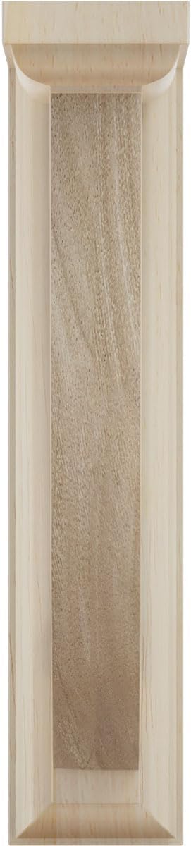 Ekena Millwork BKT01X07X07ADRW Andrea Wagon Wheel Wood Brackets, 1 1/2"W x 7"D x 7"H , Rubberwood