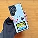 ERAKOLE Game Phone Case for Samsung Galaxy S25 Ultra, Nostalgic Game Case for Samsung Retro Playable Gaming Design, Classic Creative Funny Birthday Gifts, White