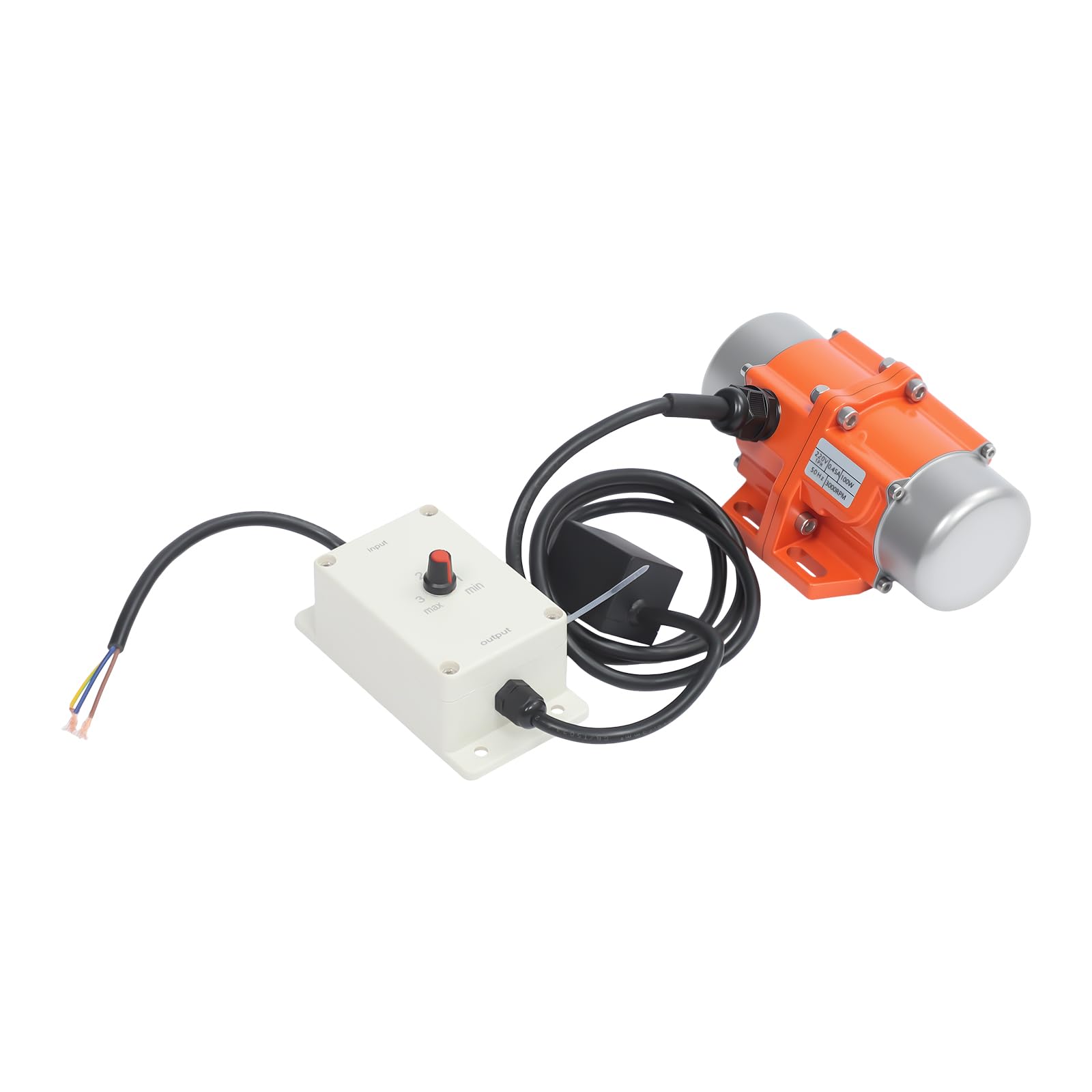 Elektrischer Vibrationsmotor 100W mit Drehzahlregler, bürstenloser Industriemotor 3000 U/min,IP65 Schutz & Klasse F Isolierung, für Bergbau, Siebmaschinen & Förderanlagen