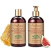 SheaMoisture-Manuka-Honey-Mafura-Oil-Intensive-Hydration-Shampoo-Conditioner-Set-of-2-13-fl-Oz-each Shea Moisture Shampoo and Conditioner Set, Manuka Honey, Mafura Oil, Baobab Oil & Fig Extract, Hydrate + Replenish, Vitamin C, Sulfate Free & Hair Color Safe, Deep Conditioning, 13 Fl Oz Ea