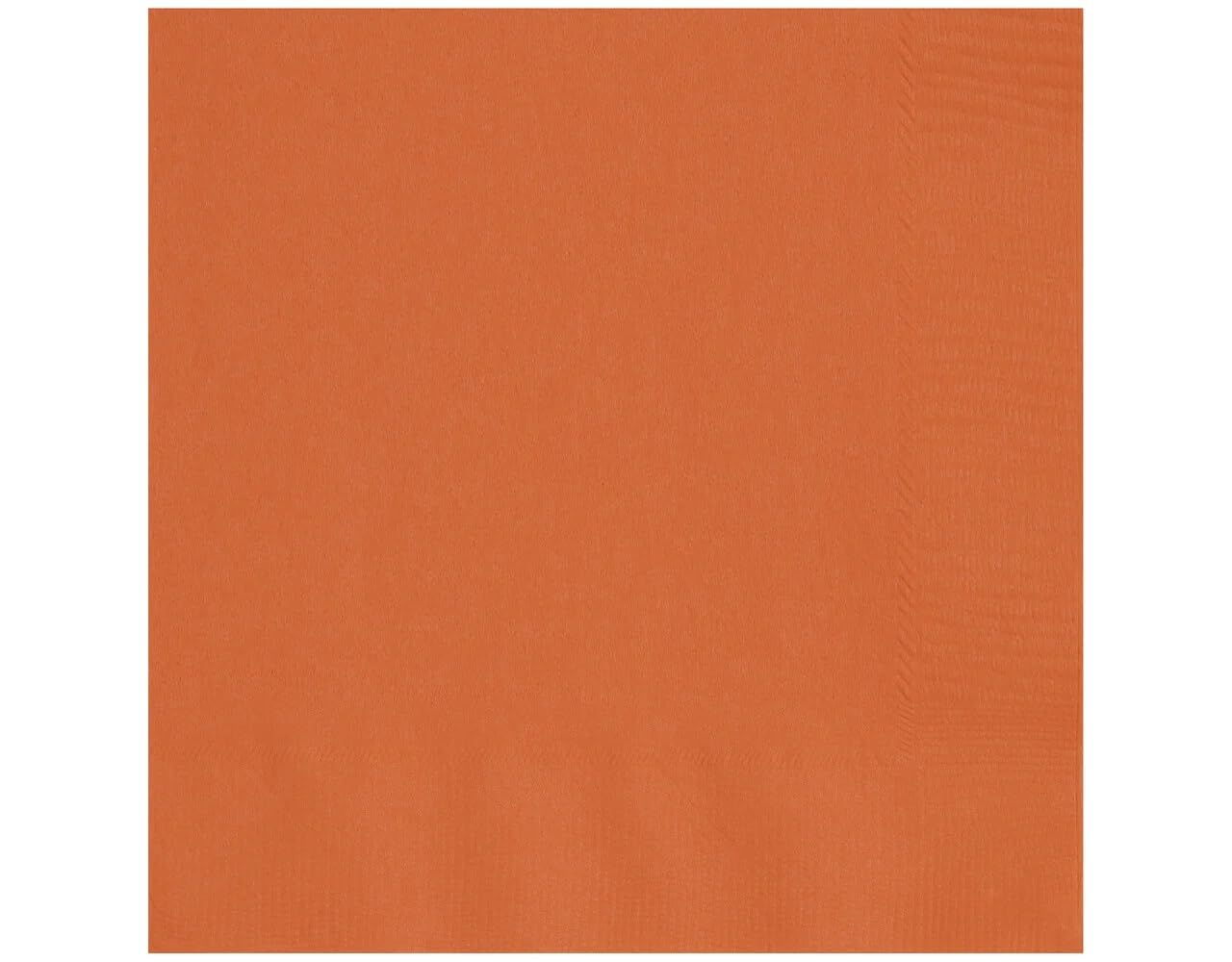 Pumpkin Orange Solid Luncheon Napkins, 20ct