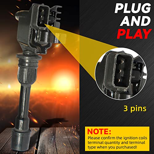 Deal Auto Electric Parts Pack Of 2 New Ignition Coil Plug Compatible With 01-03 Protege 02-03 Protege5 L4 2.0L Replacement For Uf407 C1340 #TOP2
