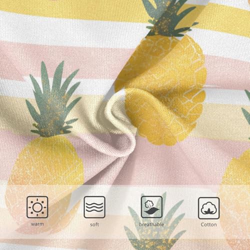 Wusikd Pineapple Striped Girls' Underwear Cotton Girls Briefs Soft Toddler Underwear 2T3