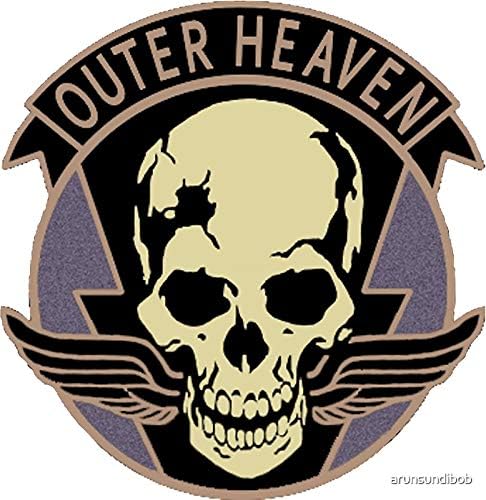 - Pack of 3-3 Inch - Metal Gear Solid V - Outer Heaven (Black) - Sticker - Printed Vinyl Decal Graphic for Cars, Trucks, Windows, Laptops, Walls, Waterbottles, Skateboards