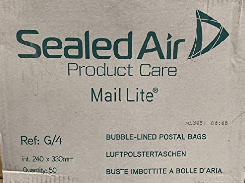 Sealed Air Mail Lite G/4 JL4 - Sobre acolchado (50 unidades, 240 x 330mm)