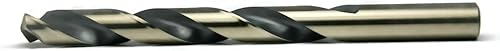 Miniatura 3 de Norseman USA Made Magnum Super Premium Jobber - Brocas helicoidales de acero de alta velocidad tipo 190-AG - #7 - Paquete de 5