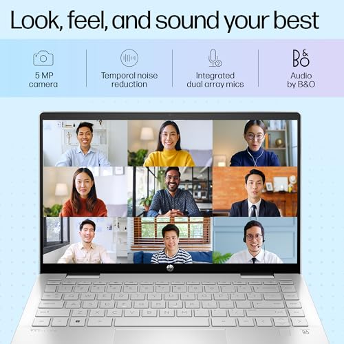 HP Pavilion x360, 12th Gen Intel Core i3-1215U, 14-inch (35.6 cm), FHD, Touchscreen, 8GB DDR4, 512GB SSD, FPR, 5 MP Camera, Backlit KB, Audio by... - Image 5
