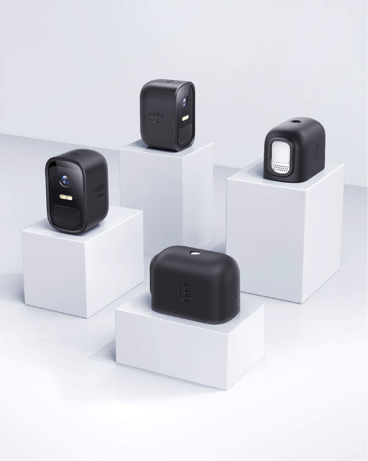eufy Security eufyCam 2C Skin (Doppelpack), Silikonhülle Schutzhülle für eufyCam 2C, einfache Installation, Schützt vor Regen (Generalüberholt)