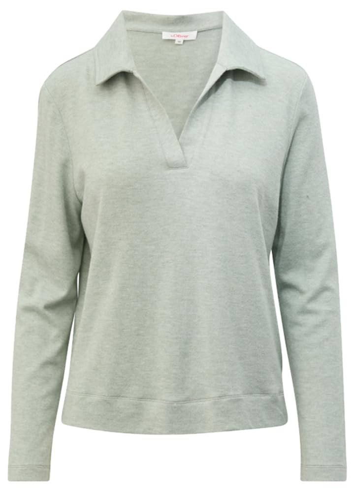 s.Oliver Women's Long-Sleeved T-Shirt, 72w9 Green, 10