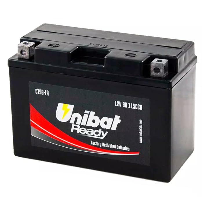 BATTERIA UNIBAT READY PRONTA ALL USO PRECARICATA COMPATIBILE MAJESTY 400 X MAX 400 T MAX 2001 2002 2003 2004 2005 2006 2007