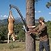 VEVOR Tree Mounted Deer Hoist, 353 lbs Load Capacity, Hunting Game Hoist Winch Lift with Ratchet Strap, Heavy Duty Deer Hanger for Skinning, Cleaning, Hanging Feed, and Field Dressing, Black