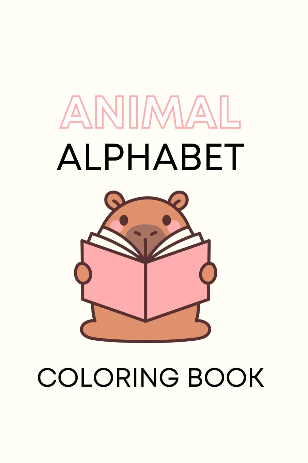 Animal alphabet tracing book