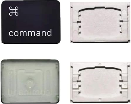 Replacement Individual Right Command Key Cap and Hinges are Applicable for MacBook Pro 13&16inch Model A1989 A1990 and for MacBook Air A1932 Keyboard to Replace The Right Command Keycap and Hinge