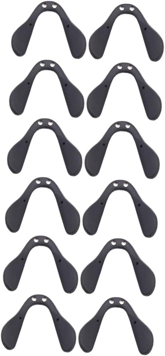 12pcs Adjustable Riding Nose Pads for Glasses Comfortable Nose Cushions for Cycling Outdoor Sports - Protective Pads for Sunglasses Optical Frames
