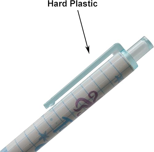 Vista 33 de Maydahui 12 bolígrafos de gel con diseño de oso de dibujos animados para niñas, bolígrafos retráctiles de impresión animal de tinta negra