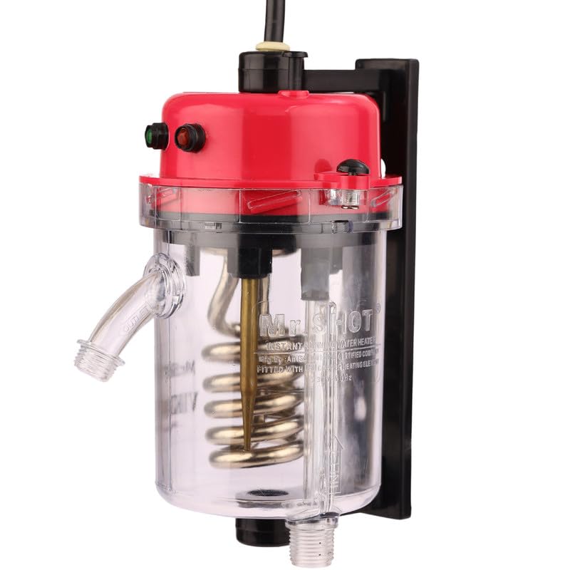 VIKRAM Walker Non-Flammable Transparent Polycarbonate  India's 1st 2-in-1 Instant Water Heater for Drinking Bathing Dual - Main Image