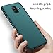 Kqimi Case for Samsung Galaxy A6, Slim Matte Premium Material Full Protection Cover for Samsung Galaxy A6 2018 (Gravel Green)
