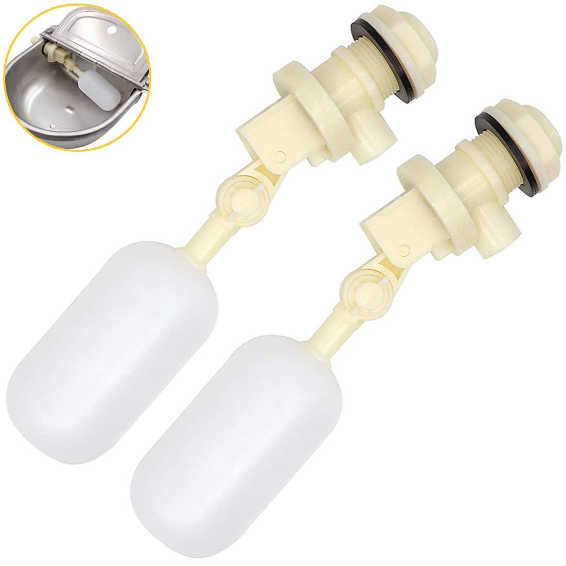 Buy 1/2" Water Float Valve Stable Water Float Ball Valve Shut Off