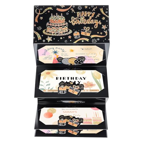 Geldgeschenke Geburtstag,Geburtstag Geld Umschlag für Bargeld Geschenke überraschung Bargeld Umschlag Falten Geld Geschenke Geburtstage überraschung Gelde Geschenkverpackung für Jungen Mädchen Kinder