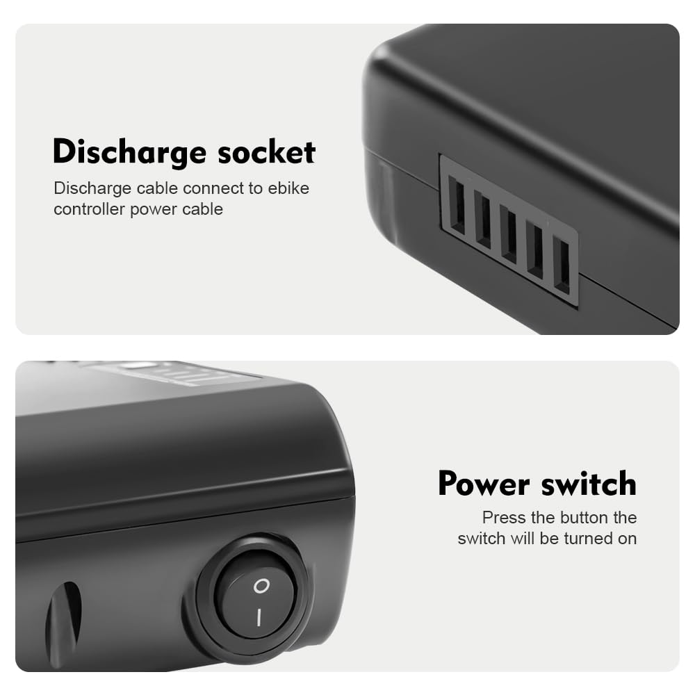 E-Bike Li-ion Batterie 36V 10,4Ah/14Ah für MiFa, Zündapp, Ansmann Gepäckträgerbatterie
