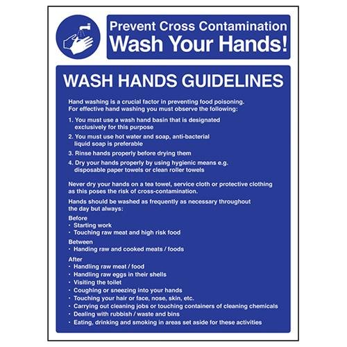 Vsafety 44010bc-s obbligatoria ristorazione Sign