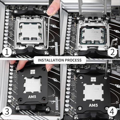 Soporte para CPU AM5 con marco de contacto protector contra flexión 6