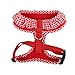 Authentic Puppia Vivien Harness, Red, Medium