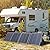 ALLPOWERS SP035 200W Portable Solar Panel Charger Monocrystalline Foldable Solar Panel Kit IP67 Waterproof Solar Power Battery for RV Solar Generator Outdoor Camping Off Grid Van
