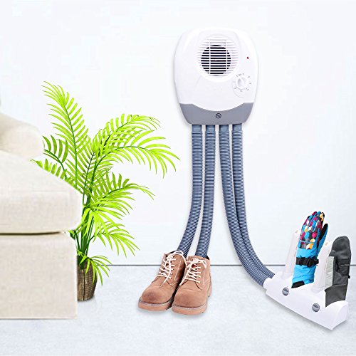 , Schuhtrockner, zum Heizen und Trocknen von Sportschuhen, Stiefeln und Handschuhen, mit Timer bis zu 180 Minuten, maximale Leistung 325W