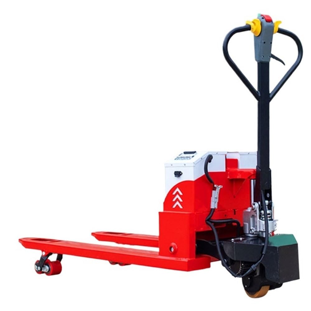 Warehouses Full Electric Lithium Pallet Truck Power Walkie Jacks 4400lbs 45" x 22" Forks Size for Material Handling
