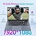 16 Inch Gaming Laptop, i5 Laptop up to 3.60GHZ, Laptops 1920 x 1200 HD Display, 16GB RAM 1TB SSD, WiFi5, Webcam, BT5.0, Mini HDMI, RJ45, Backlit Keyboard Laptops Computers,gaming computer,pc computers
