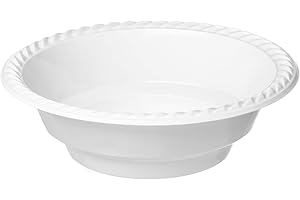 ProPack 100 Count Disposable Plastic White 18 Oz Pozole Bowls