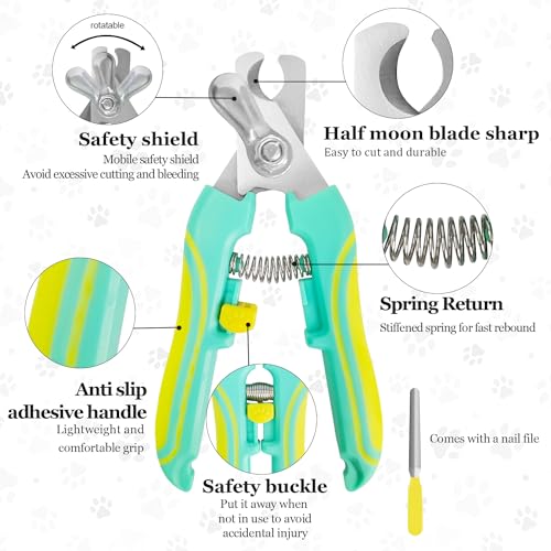 Diamond-Dremel-Dog-Nail-Grinder-Attachment-Dog-Cat-Pets-Nail-Clippers-and-Trimmers-Dremel-Accessories-Dog-Nail-Trimmers-with-Safety-Lock-to-Avoid-Over-Cutting-Grooming-Tool-for-Pets