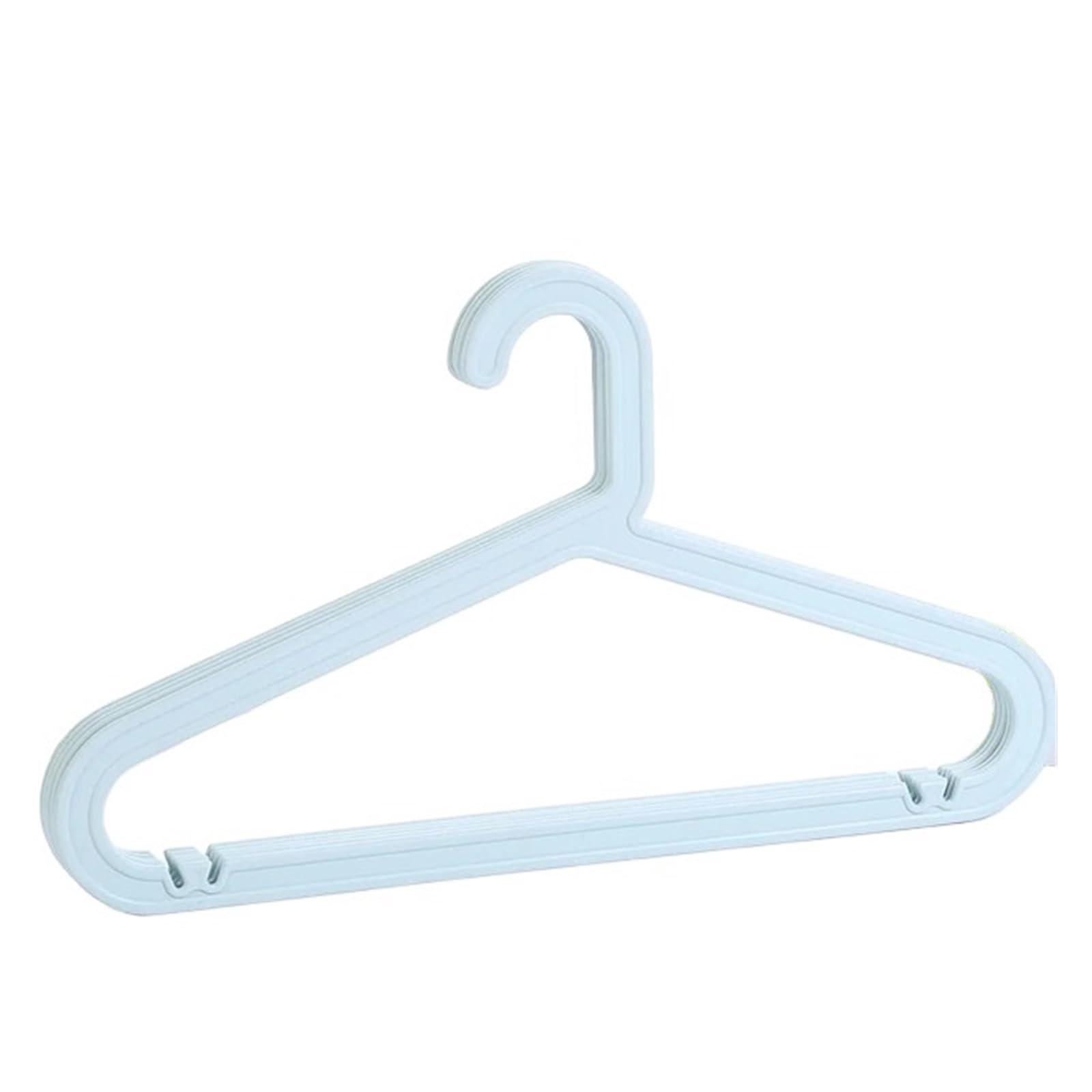 KFGISD, Traceless Coat Hangers Household Wardrobe Adult Multi-function Coat Hangers Non-slip Dry ，Hangers(Blue,5Pcs)