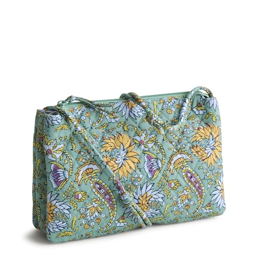 Vera Bradley Premium Cotton Foxbury Crossbody Bag, Gemstone Paisley