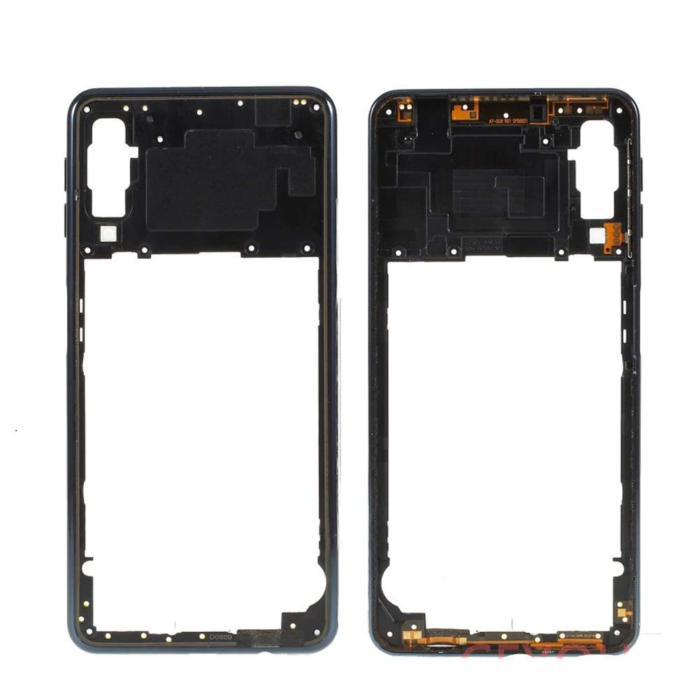 (SPAREWARE) Middle Ring Body with Button for Samsung Galaxy A7 2018/A750 - Black-image-19