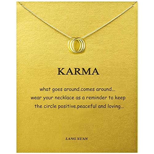 Friendship Sister Pendant Necklace With Message Card Godd Lucky Compass