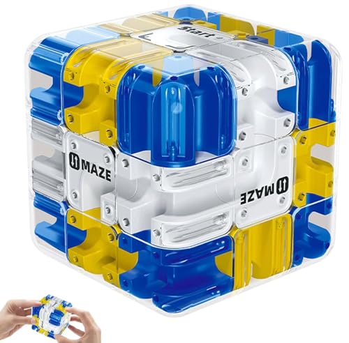 【Migliora le capacità cognitive】Guida le palline attraverso tutti e sei i lati per affinare il pensiero logico e la consapevolezza spaziale. ruotando e regolando l'angolo del cubo, affinerai la consapevolezza spaziale, il ragionamento logico e le capacità di risoluzione dei problemi mentre affronti questo cubo rompicapo 3D, uno strumento eccezionale per l'allenamento mentale basato sui puzzle.