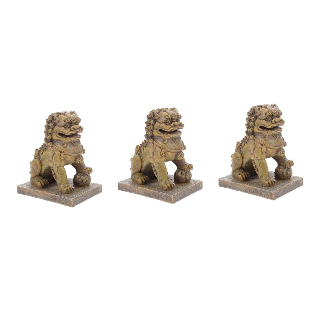 SUPVOX 3 Pezzi Simulazione Acquario Roccia Pietra Statua Ornamento Acquari Acquario Animale Statua Statua Decorazioni Acquario Extra Large Acquario Paesaggio Ornamento Resina