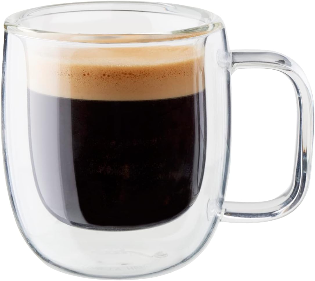ZWILLING Sorrento Plus 2-pc Double-Wall Glass Double Espresso Mug Set