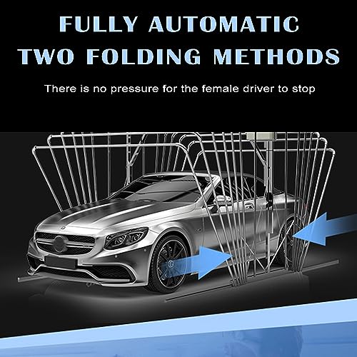 Tenda per auto completamente automatica, design telescopico pieghevole in acciaio inox, protezione solare e antipioggia, per parcheggio all'aperto e campeggio