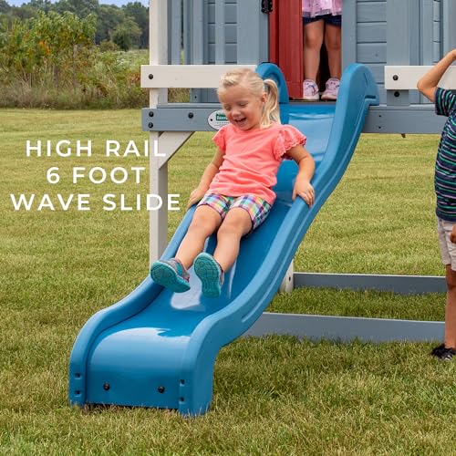 Backyard Discovery 2102323B Beacon Heights Elevated Cedar Playhouse thumb #3