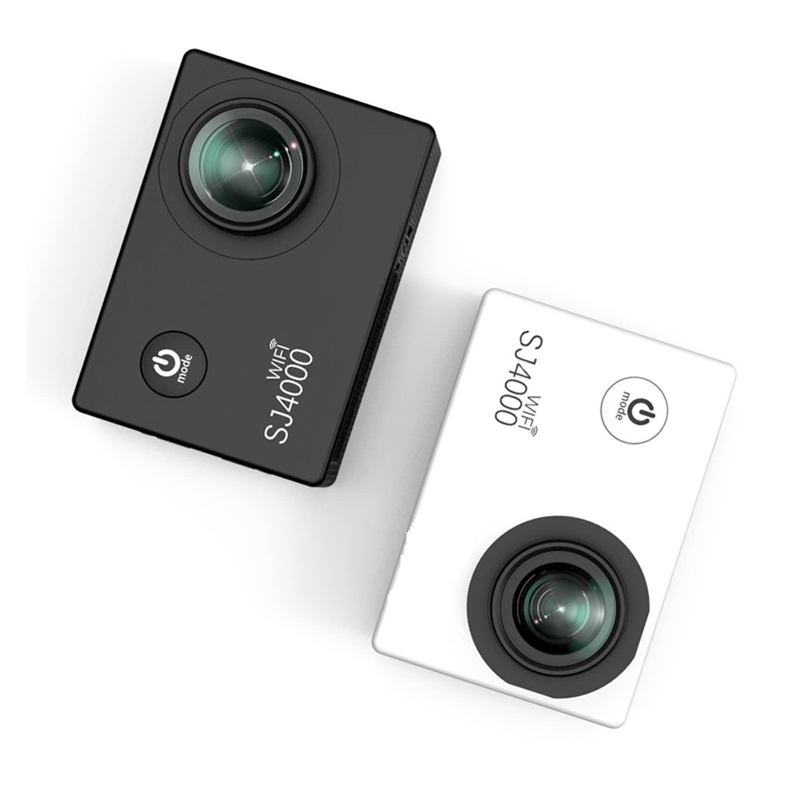 Action Cam, Action Camera 4K 2.0 Pollici Sport DV Schermo LCD 1080P HD Diving 30M Mini registro Auto Impermeabile DVR,All'aperto, Sport, Video(Noir)