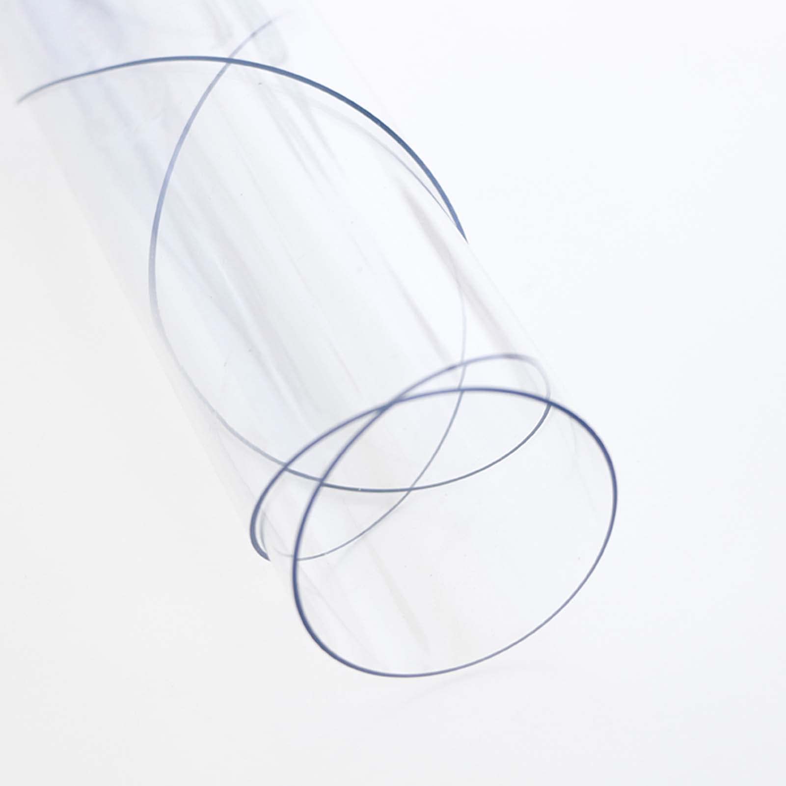 Round Vinyl Plastic Tablecloth 47in, Clear Table Protecto, 2mm Thick Clear Table Cover Protector, Waterproof and Oil-Proof Table Cloths, Table Cover for Outdoor and Indoor Use