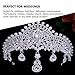 Imagen de ifundom De Diamantes De Imitación De Diadema De Diamantes De Imitación Diadema De Diamantes De Imitación Tocado De Novia Tiara De Las Mujeres Accesorio para El Cabello De