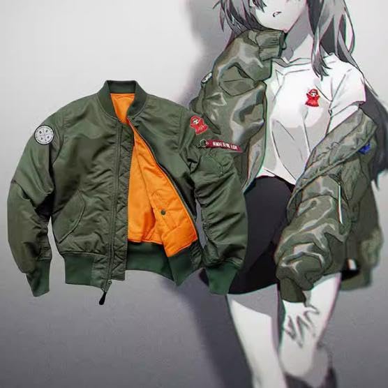 Amazon.co.jp: 新世紀エヴァンゲリオン ボンバージャケット ジャケット