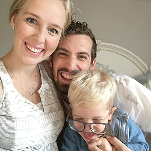 EFYTAL Gifts for Wife, 925 Sterling Silver 3 Circles Necklace for Mom, Family of Three, Mothers Day Gift, Birthday Gifts for Her - Image 6