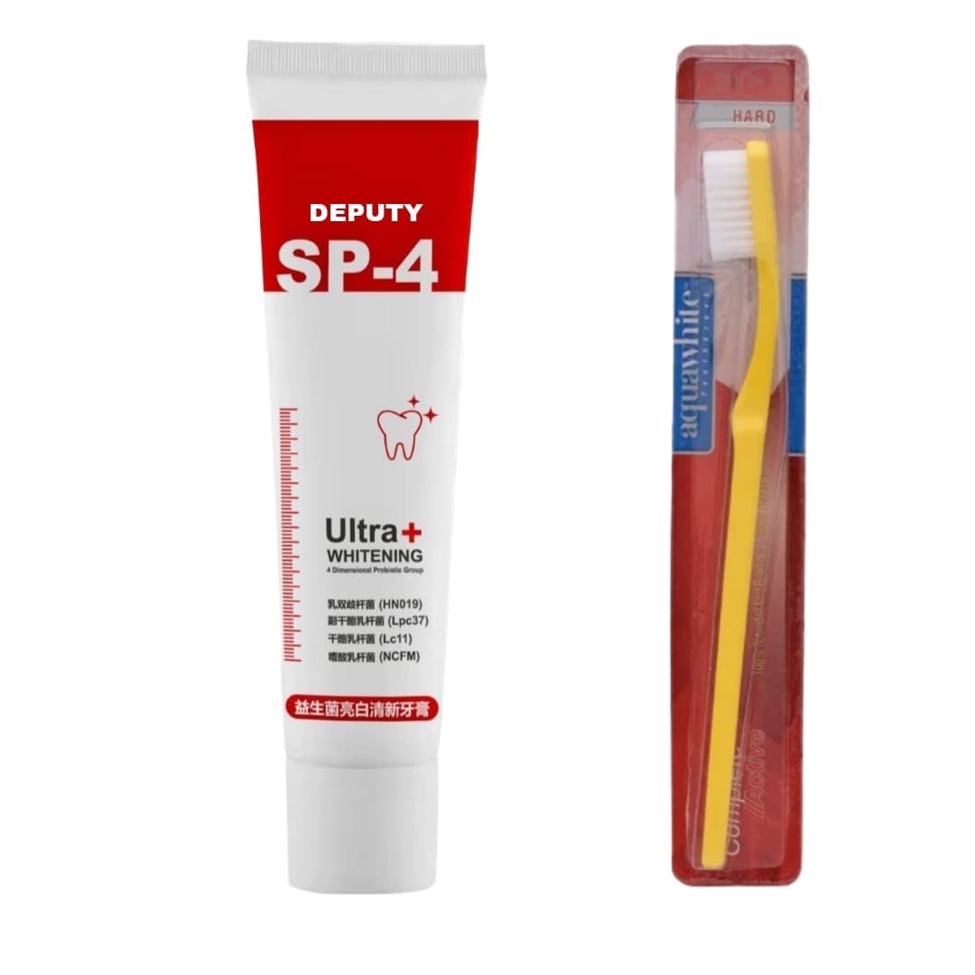 SP 4 UltraBrightening Toothpaste with Toothbrush – 30g Advanced Whitening Formula for Stain Removal, Enamel Protection & Fresh Mint Flavor (2) (B0DCVHFVMM) Amazon Price History, Amazon Price Tracker